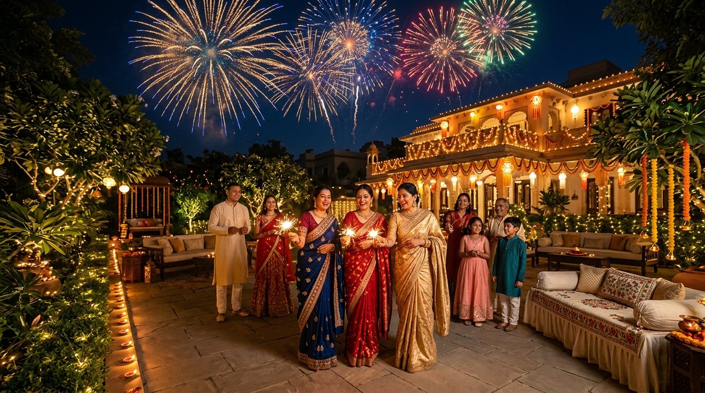 Sree Andava Fireworks Diwali Celebration